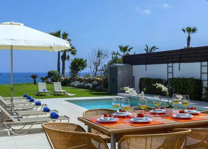 빌라 Beachfront Pietra 프로타라스